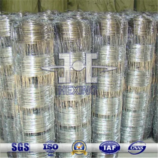 High Tensile Strength Galvanized Field Fence