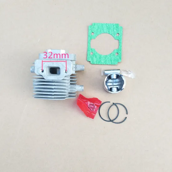 Gasoline Mower Accessories 32 Cylinder Liner Cylinder Block 2 Stroke Cylinder Assembly Cylinder Head Piston Washer Piston Ring