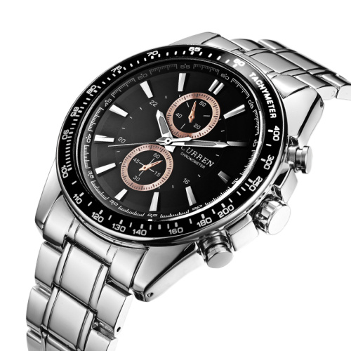 Stainless Steel Band Luxury Quartz Men Watches