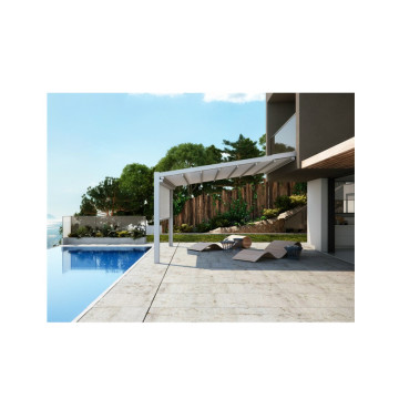 Motorized Electric Pergola Awning for Patio and Gazebo Sunshades