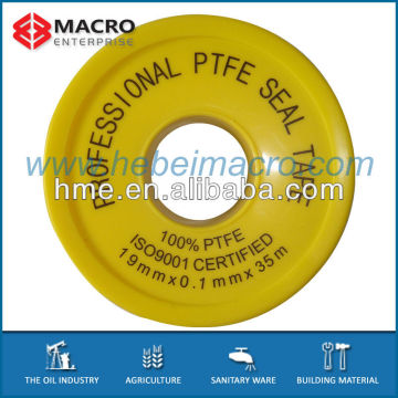 Excellent PTFE tape for pipe line sealing 19mmx0.1mmx35m
