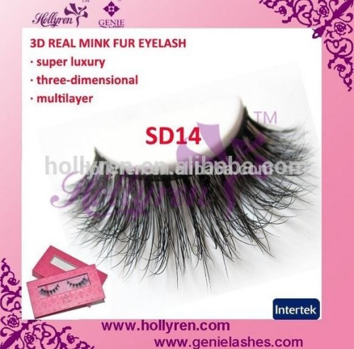 Top Quality 100% 3D real mink fur eyelash