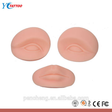 3D eyebrow tattoo practice skin