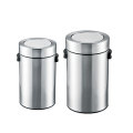 Stainless Steel Waste Bin with Swing lip