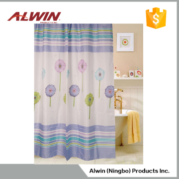 Polyester hotel printing shower curtain 9002