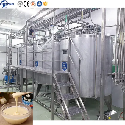 Whole Complete Sweetened Condensed Milk Production Line