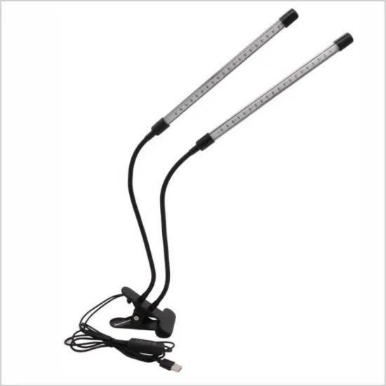 14W Full Spectrum Flexible 360 Degree Gooseneck Red & Blue LED Grow Light for Indoor Plants