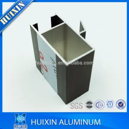 Tanzania diy aluminium window frames Silver color aluminum front door