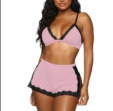 Wholesale Best Quality Plus-Size Sleepwear: Adult Sexy Sleeping Teddy Lingerie Open Bra Sets for Women