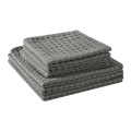 pano de lavagem de microfibra waffle de limpeza de pano de limpeza de toalhas de toalha de pano de limpeza de microfibra de alta qualidade