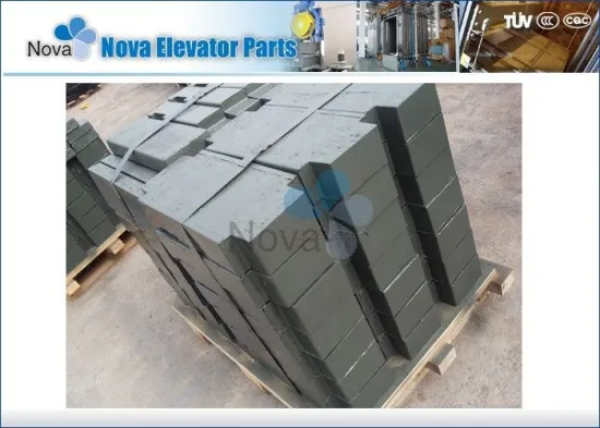 Elevator Parts, Elevator Compound Counterweight With Antitrust Paint