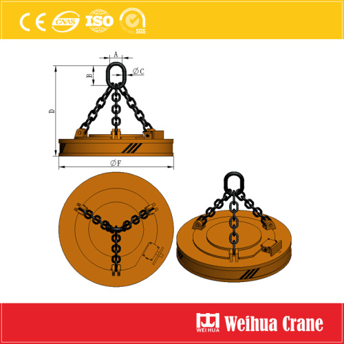 Pengangkat Disc Magnetic Crane