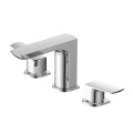 Modernong Brass 3 Hole Basin Faucet Banyo