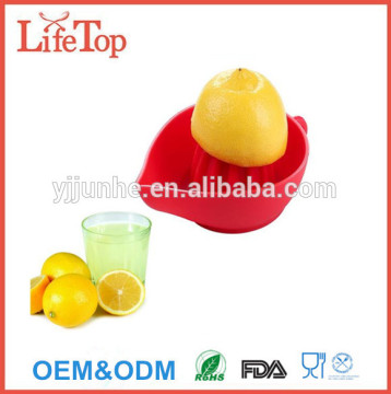 Unbelievably Quick Red Silicone Manual Lemon Juicer