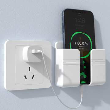 Universal Multi-Function Wall-Mounted Home Living Room Charger Rack and Phone Holder Stand