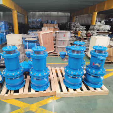 Air Vent Valve for Wastewater Ductile Iron Pipes: Compound Combination of Qt450 and Air Release Valve