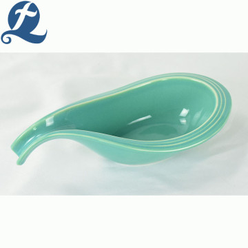 Tableware Phoenix Tail Pattern Long Handle Bowl Spoon