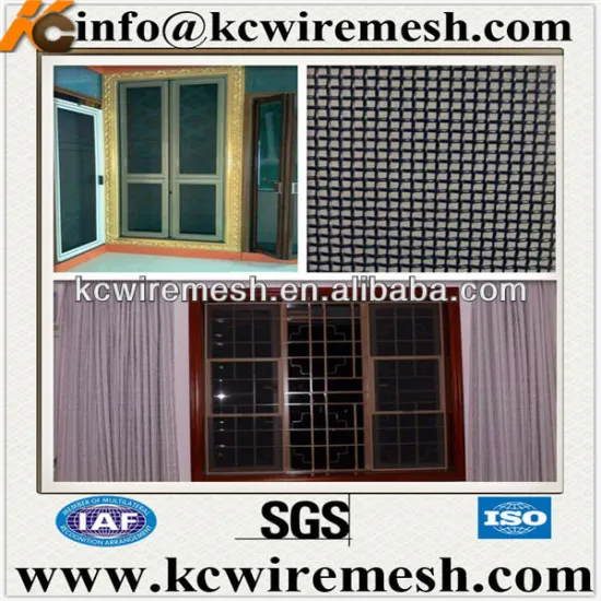 Heavy duty stainless steel security window screen