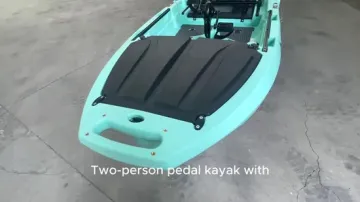 Sea Fishing Pedal Kayak - Tandem, Modular, Livewell