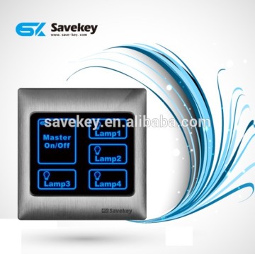 Five star hotel super luxurious LED indicator UK and EU installation automatic street light control with PC/metal frame