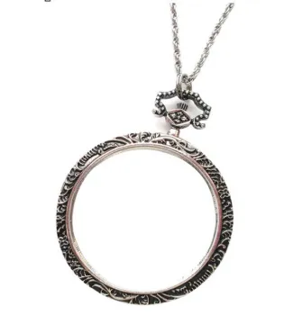 HD Portable Necklace Pocket Magnifying Glass for Elderly Reading