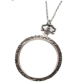 HD Portable Necklace Pocket Magnifying Glass for Elderly Reading