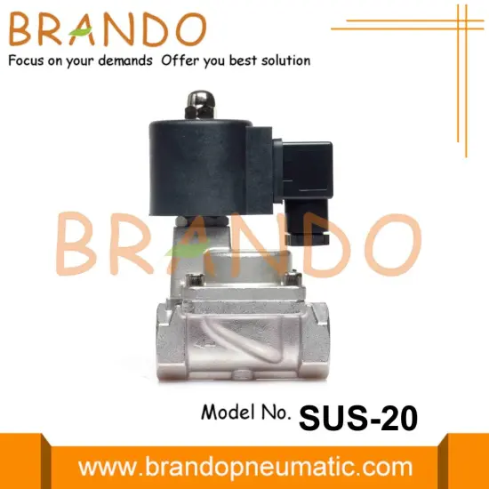 3/4'' Normally Closed Stainless Steel Solenoid Valve 220V