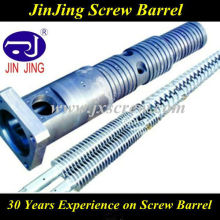 extruder conical အမွှာဝက်အူစည် pp pvc abs granules pellet