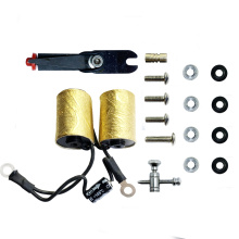 2sets Tattoo Machine Gun replacement parts kit coils Copper binding post and armature bar with springs