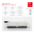 Double colour series led street light module