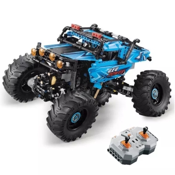 New 2.4G DIY Off-Road Monster Truck Toys: A Creative Building Block Gift for Kids