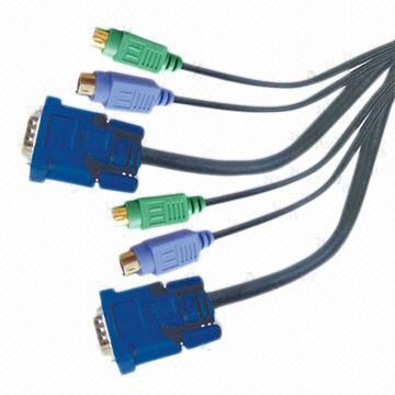 VGA-Stecker mit Nickel-plated-Video-Stecker, kundenspezifische Längen werden akzeptiert