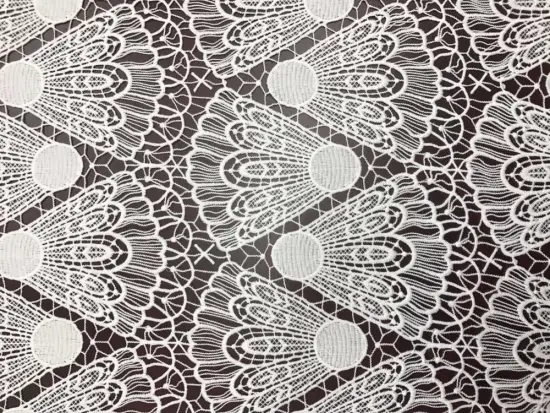 Badminton Design Chemical Embroider Fabric