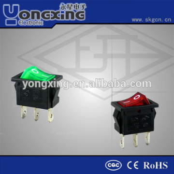 KCD3 10A 250VAC led light rocker switch