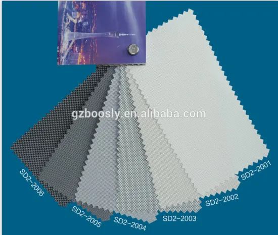 Roller blinds blackout fabric 100% poly