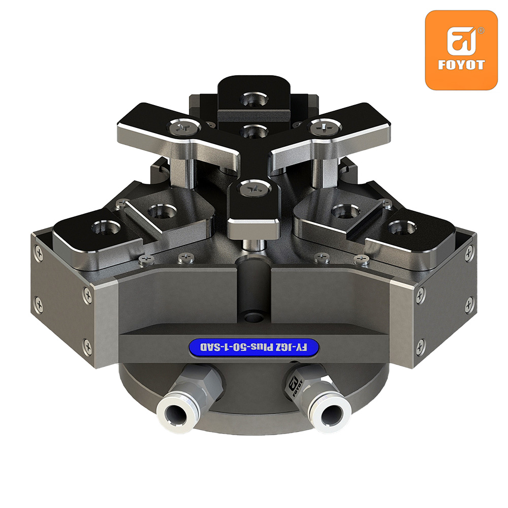 Пневматический трехкогтевой захват для сильного подъема