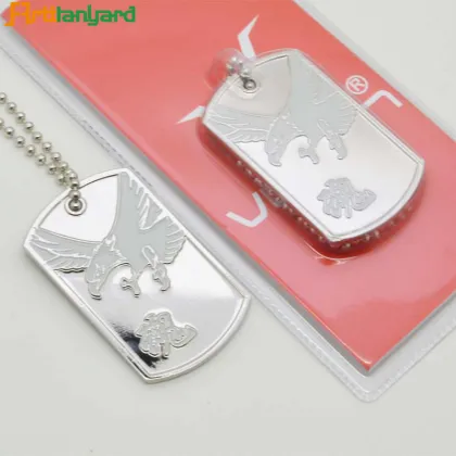 Dog Tag Chain With Embossed Logo