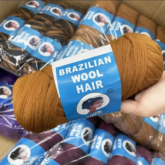 Hot Bulk Deals: 100% Acrylic Brazilian Wool Yarn for Dreadlocks, Crochet, Braiding & Knitting Hair Attachments