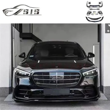 2023 S-Class W223 Plastic BodyKit - Front Lip, Rear Diffuser, Exhaust Tips, Side Vents, Ducktail Spoiler