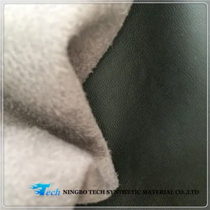 High technological good elastic leather material for clothes eco friendly pu leather