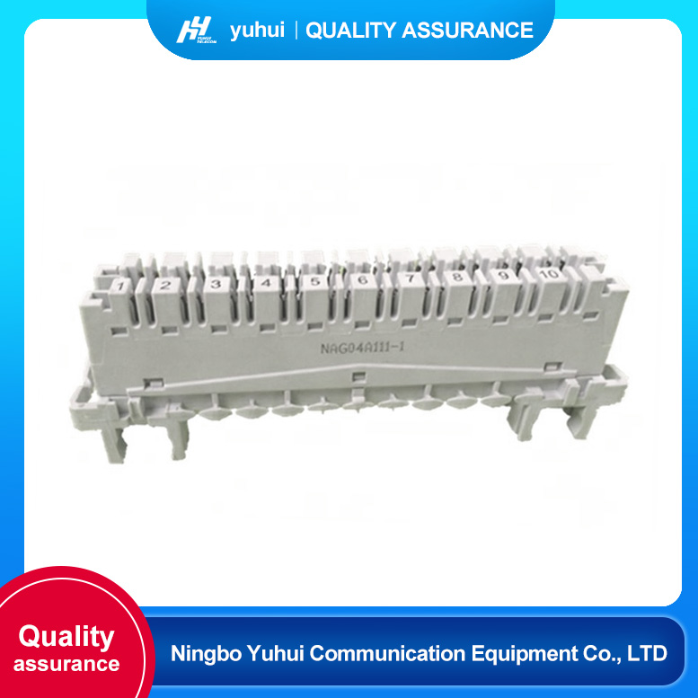 10 pares de terminales de banda alta perfil Krone