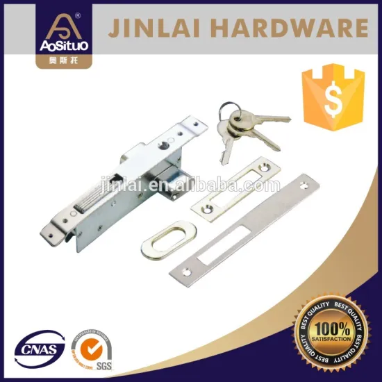 Most popular brass sliding door lock with key lock