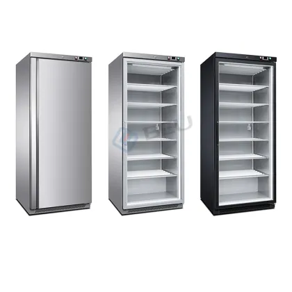 Commercial Catering Equipment: Led Light Vertical Display Cooler with Glass Door Refrigerator