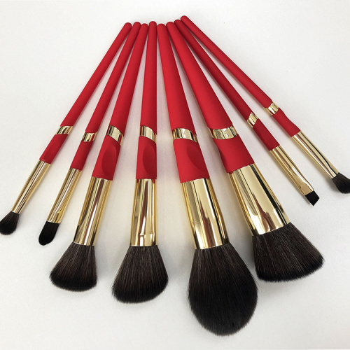 8PC Face and Eye Brush Set