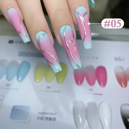 ZRKGEL 6-Color Gradient Pat Pat Gel Painting Set for Wholesale