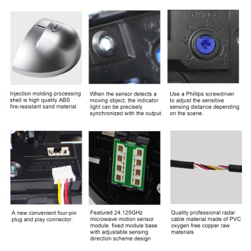 Electronic 24GHz Automatic Door Radar