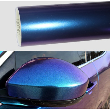 Gloss Purple Blue Car Vinyl Wrap