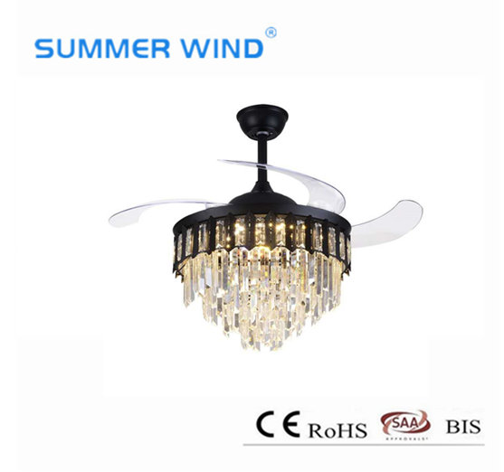 SAA ceiling fan light with remote control