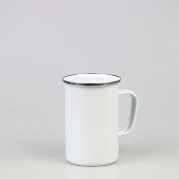 China Manufacturer Cup Custom Logo Printed Enamel Mug 80-600ml Coffee Tea Beer Cup