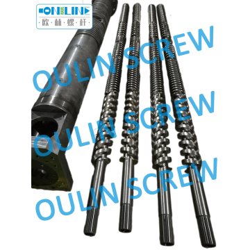 Mereka 88-26 Bimetallic Twin Parallel Screw dan Barrel untuk paip PVC